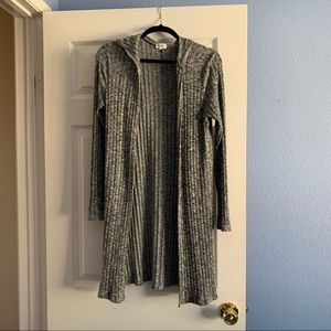 Gray Duster Sweater